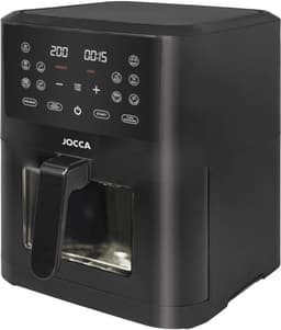 Digitale Luchtfriteuse - Airfryer Oven - Gezond Koken - Met Venster - 8 Liter - Zwart — thumbnail 5