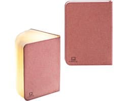 Boeklamp LED - Boeklampje Verlichting - Lezen in Bed - 360 Graden Openklapbaar - 6-8 Uur Brandduur - Roze