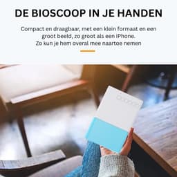 VLSelect® Beamer mini - Projectie scherm - Thuisbioscoop - Full HD — thumbnail 3
