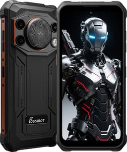 FOSSiBOT F110PRO Robuuste Smartphone - Dual SIM - 8GB RAM - 128GB ROM - 10000mAh - 6,745 inch HD+ IPS Scherm - IP68 Waterdicht Telefoon -Android 15- GPS,NFC,OTG -zwart, oranje — thumbnail 1