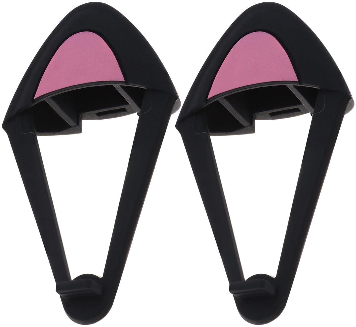 Golden crown - Cat Ears Hoofdtelefoon - Schattige Decoratie - Zwart - Silicone Oren - Verstelbare Riemen - Geschikt voor Gaming Hoofdtelefoon — afbeelding 1