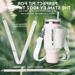 Flessenhouder met verstelbare riem, geschikt voor 40oz beker met handvat, neopreen materiaal, opbergruimtes voor dagelijkse benodigdheden en optimale bescherming — thumbnail 4