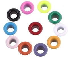 Metaal Oogjes 3 mm - 500 Stuks, Ideaal voor DIY Projecten, Kleding, Handwerk en Creatieve Toepassingen