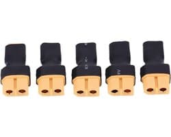 XT30 naar XT60 RC Drone Connector Adapter - 5 Stuks Duurzame Batterij Pluggen voor Verbeterde Verbinding en Compatibiliteit