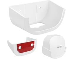 Router Muurbeugel - Router Houder - Wifi Signaal Verbeteren - Schroefloze Montage - 15 x 11 x 5 cm - Wit