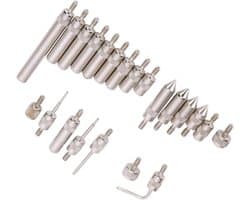 Precisie Meetinstrument Set met Vervangende Meetpunten en Opbergdoos voor Nauwkeurige Metingen