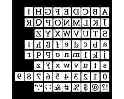 70 Stuks Herbruikbare Plastic Letter- en Cijfer Sjablonen voor Kunst, Handwerk en DIY Schrijven