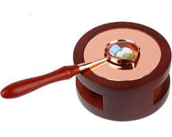 Wax Seal Warmer met Smeltlepel voor Bruiloften, Ceremonies en Creatieve Projecten