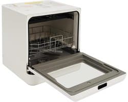 Tafelvaatwasser - Mini vaatwasser - Snel servies reinigen - 4 programma's - 8 Koppen capaciteit - Wit