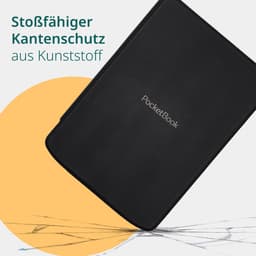 PocketBook Verse Pro Passion Red e-reader – Inclusief Zwart met Elastiek Hoesje (shell cover) – Voordeelbundel — thumbnail 3