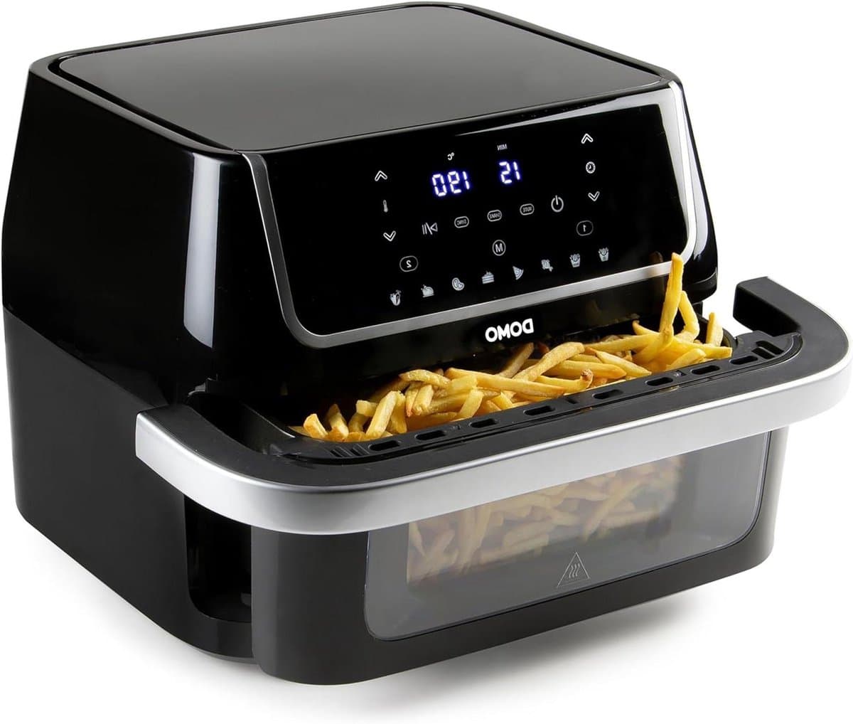 Airfryer met Venster - Hete Lucht Friteuse - Gezond Frituren - Flexibele Capaciteit - 10 Liter - Wit — afbeelding 1