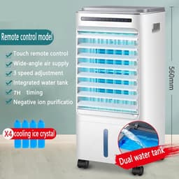Draagbare Airco - Koelventilator - Ruimte Koelen - 3-in-1 Functie - 5L Tank - Wit — thumbnail 5