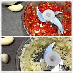 Keukenmachine - Groentesnijder Hakmolen - Snel Ingrediënten Snijden - Handmatige Bediening - N.v.t. - Roze — thumbnail 3