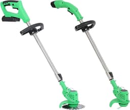 Elektrische Grasmaaier - Tuinmaaier Snoeier - Gazon Onderhoud - Multifunctioneel Ontwerp - 30 cm Snijbreedte - Zwart — thumbnail 1