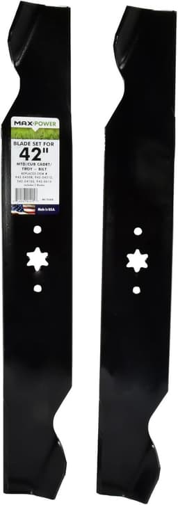 Grasmaaier messen - Reserveonderdelen - Gazononderhoud - 2 stuks - 53.8 cm - Zwart — thumbnail 4