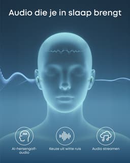 soundcore Sleep A30 Slaapkoptelefoon by Anker - AI Snurkdetectie - Oordopjes Slapen - Perfect voor Zijslapers - Noise Cancelling - 45U Batterij — thumbnail 2