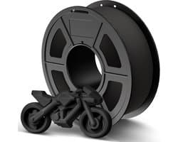 PETG Filament - 3D Printer Materiaal - Snel Printen - Matte Afwerking - 1kg Spool - Zwart