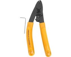 Ergonomische Fiber Optic Stripping Pliers voor Precisie, 3 Poorten en Inclusief Hex Sleutel voor Efficiënt Kabelstrippen