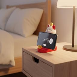 Schattige Telefoonhouder voor Bureau, Universele Smartphone Stand voor Alle Mobiele Apparaten, Ideaal voor Thuis en Kantoor — thumbnail 3