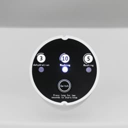 REN® Camping Wasmachine - Mini Wasmachine - Wasmachines - 10L - met Centrifuge - Wit - 30cm x 30cm x 28cm — thumbnail 4