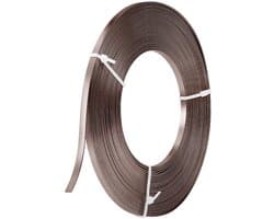 10 meter platte aluminium draad, 5mm buigbare metalen knutsel draad, flexibele aluminium draad voor cabochons en sieraden maken, camel kleur