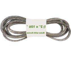 Grasmaaier Dek Riem - Aandrijfriem Tractor - Dekonderhoud Gazon - Kevlar Versterkt - 1/2 x 106 Inch - Zwart