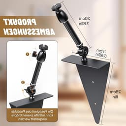 Verstelbare Projector Beugel voor Bed en Bank, 20 cm, Verborgen Ontwerp, Geschikt voor de meeste Projectoren, Ideaal voor Thuisbioscoop en Presentaties — thumbnail 2