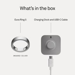 Oura Ring 5 Maat 12 Brushed Silver — thumbnail 5