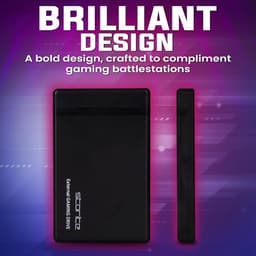 Externe Harde Schijf - Draagbare Opslag - Gegevens Back-uppen - Ultradun Ontwerp - 2TB Capaciteit - Zwart — thumbnail 5