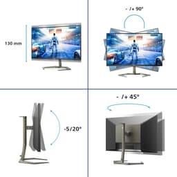 Philips Evnia 32M1N5800A - 4K IPS Gaming Monitor - 144hz - 32 inch — thumbnail 6