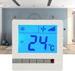 Dailygoody - Ventilator Coil Thermostaat - Digitale Temperatuur Controller - Vertraging Compressor - Modern - 3-snelheden - Geschikt voor Aircondition — thumbnail 5