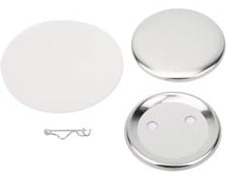 100 Sets 56mm Badge Making Pin Button Fasteners voor DIY Creatieve Projecten en Handgemaakte Craft Materialen