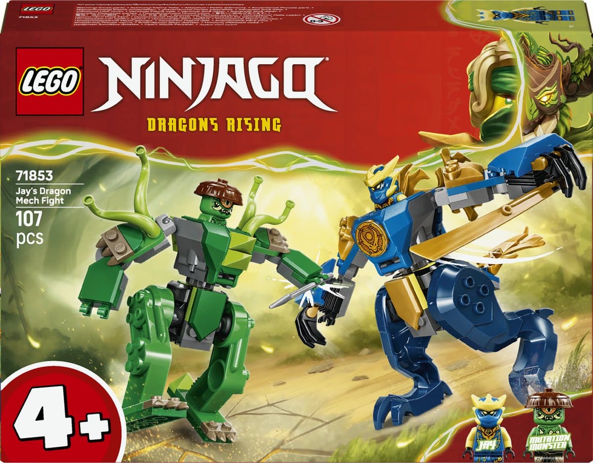 LEGO Ninjago - Jay's drakenmechastrijd Constructiespeelgoed — afbeelding 1