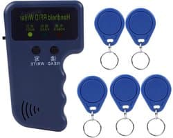 Draagbare Handheld Writer Copier Duplicator voor 125KHz RFID ID Kaarten met 5 Tags en Software Ondersteuning