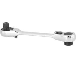 Professionele Mini Ratelsleutel 1/4" Inch met 72 Tanden, Hex Bit en Snelle Ontgrendeling voor Onderhoud en Reparatie (107mm)