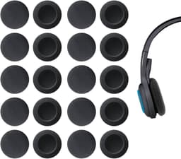 Store_9 - Computer-hoofdtelefoon-kussens - Vervangende hoofdtelefoonkussens - Zacht en comfortabel - Zwart - Hoofdtelefoon-accessoires - Geschikt v... — thumbnail 1