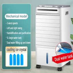 Draagbare Airco - Mobiele Ventilator - Ruimte Koelen - 4-in-1 Functies - 31x28.5x61cm - Mechanisch — thumbnail 5