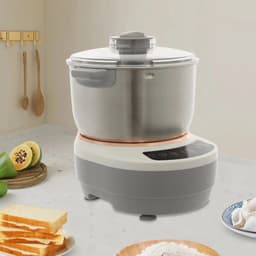 Damenzo - Deegmachine - Deegkneedmachine - Keukenmachine - Deegmixer - Mixer - Kneedmachine - 250 W - Capaciteit 7 Liter - Wit — thumbnail 5