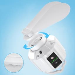 5200mah Tentplafondventilatoren - Draagbare Tentventilator Met Verlichting - Campingventilator Met Ophanghaak - 3 Windsnelheidsniveaus — thumbnail 2