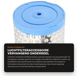Dailygoods- Luchtfilter Wasbaar - Geschikt voor Briggs 396424/396424S — thumbnail 2