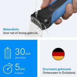 Braun 310bt Scheerapparaat Blauw — thumbnail 4