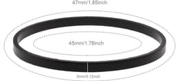 Dailygoods- Afdichtingen Rubber 5 Stuks - Vervangende Afdichting - Buitendiameter 47 mm - Binnendiameter 45 mm - Compatibel met Tecumseh Grasmaaiers - MPN 631028/29630121 - Rubberpakking — thumbnail 3