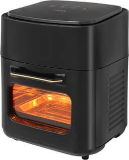 Heteluchtfriteuse - Airfryer Keuken - Gezond Koken - 360 Graden Verwarming - 15 Liter - Zwart — thumbnail 1