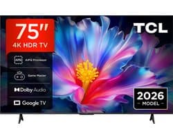 TCL 75P6L - 75 inch - 4K QLED - 2026 - Smart TV