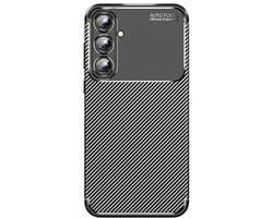 Beline Carbon Armor Serie - Samsung Galaxy A55 5G Hoesje - Zwarte Kleuren - Ultieme Bescherming