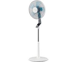 Rowenta Turbo Silence Standing Fan VU5640F2 40 cm, Powerful Home Fan 75 m3/min, Quiet, Silent Night Mode, Turbo Boost, Automatic Oscillation and Orientation, Modern Design