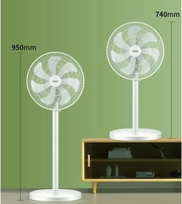 Voetstukventilator - Torenventilator - Kamertemperatuur Regelen - Afstandsbediend - Verstelbaar - Zwart — thumbnail 5