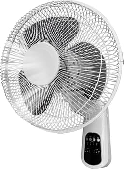 Wandventilator - Muurmodel - Ruimte Koelen - Met Afstandsbediening - 45 cm - Wit — thumbnail 2
