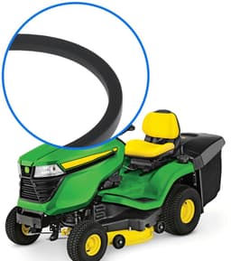 Dailygoods- Aandrijfriem Perfecte compatibiliteit - Vervangonderdeel GX26401 - Nauwkeurige afmetingen 1549 x 13 x 8 mm - Duurzaam rubber - Geschikt voor John Deere ZTrak - Grasmaaier Riem — thumbnail 2