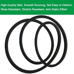 Dailygoods- Grasmaaier Riem Vervanging - Onderdeelnummer 135061504/0 - Breedte 13 mm - Omtrek 1956 mm - Geschikt voor Mountfield 1538M-SD/T38M-SD - Zwart - Maaier Riem — thumbnail 5